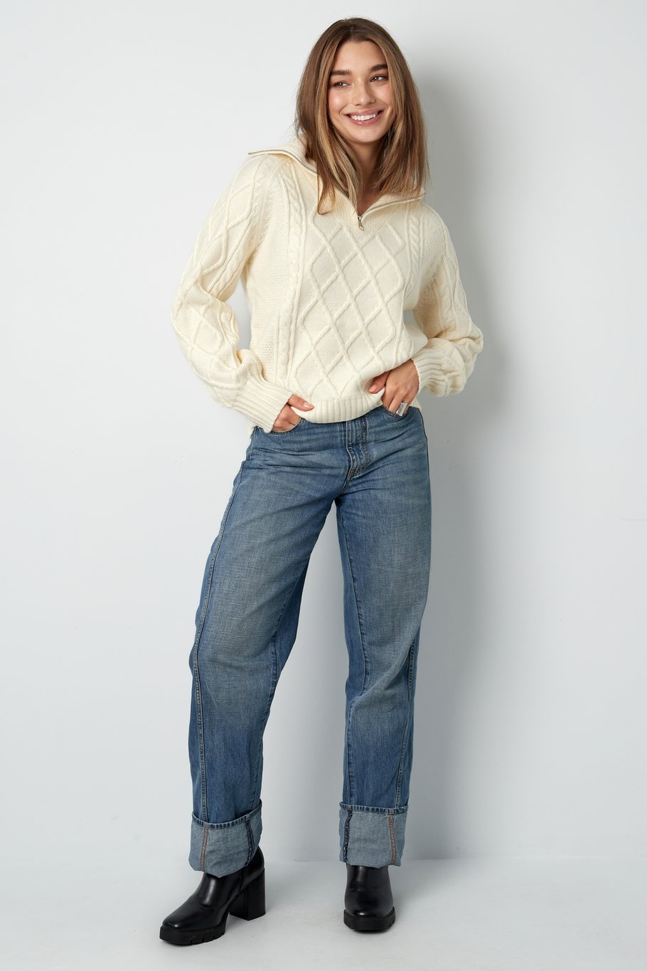 Soft Shade Pullover - schwarz Bild7
